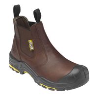 Dealer Brown Boot - S3 Heat and Slip Resistant - Size 9