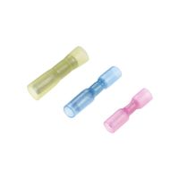 Yellow Insulated Lined Heat Shrink Female Socket 5mm, 4.0mm-6.0mm Cable, Pack of 100