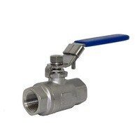 Stainless Steel Ball Valve 2 Piece 1/2" BSP Thread