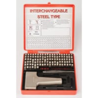 3mm Interchangeable Type Alphanumeric Set with Hand Holder 100 Piece