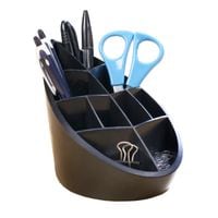 Avery DTR Eco Pen Pot 10 Compartments Black DR450BLK