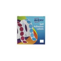Avery Labels in Dispenser Rectangular 19x25mm White (Pack 1200 Labels) 24-421