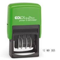 Green Line S220 Self Inking Date Stamp Black Ink