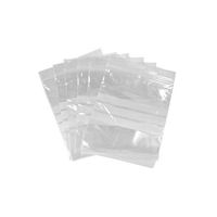 ValueX Grip Bags Write On 40mu 88x114mm Clear (Pack 1000)