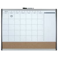 Nobo Combination Board Cork/Magnetic Whiteboard Planner Arched Frame 585x430mm 1903813