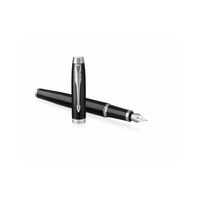 Parker IM Fountain Pen Black Barrel Blue Ink Gift Box
