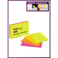 Super Sticky Meeting Pad 149X98MM Neon 6445-SSP PK4