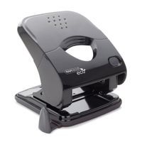 Rapesco Eco X5-40ps Less Effort 2 Hole Punch Plastic Black