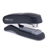 Rapesco Flat Clinch Half Strip Stapler 25 Sheet Black