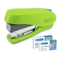 Rapesco Luna Less Effort Half Strip Stapler 50 Sheet Green