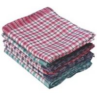 Robert Scott Tea Towel 460x680mm Check Assorted Colours (Pack 10)
