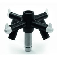 Scanvac M4 extension manifold with 4 x inch rubber valves EACH