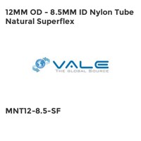 12mm OD - 8.5mm ID Nylon Tube Natural Superflex MNT12-8.5-SF