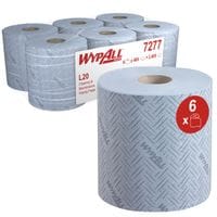 L20 General Clean Centrefeed Blue Roll - 6 Pack