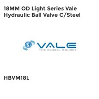 18MM OD Light Series Vale Hydraulic Ball Valve C/Steel
