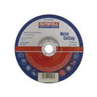 Depressed Centre Metal Cutting Disc 180 x 3.2 x 22.23mm FAI1803MDC