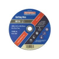 Metal Cut Off Disc 230 x 3.2 x 22.23mm FAI2303M