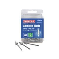 Aluminium Rivets 4.8 x 14mm Long Pre-Pack of 50 FAIAR5L50