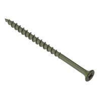 Decking Screw Pozi Compatible ST Green Anti-Corrosion 4.5 x 75mm Box 200 FORDS4575