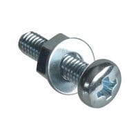 Machine Screw Pozi Compatible Pan Head ZP M3 x 12mm Forge Pack 25 FORFPMSPH312
