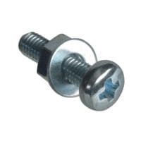 Machine Screw Pozi Compatible Pan Head ZP M3 x 12mm Bag 25 FORMSPH312M
