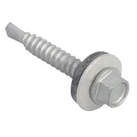 TechFast Hex Head Roofing Screw Self-Drill Light Section 5.5 x 38mm Pack 100 FORTFHL5538