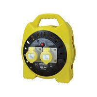 Semi-Enclosed Cable Reel 110V 16A 2-Socket 15m (1.5mm Cable) FPPCR15MSEL