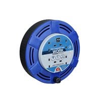 Cassette Cable Reel 240V 13A 4-Socket Thermal Cut-Out Blue 8m MSTMCT08134R