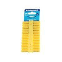 Yellow UNO Plugs 5 x 24mm (Card 96) RAW68500
