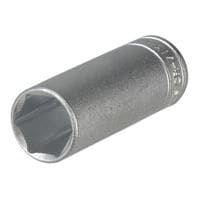 Hexagon Socket Deep 6 Point Regular 1/4in Drive 13mm