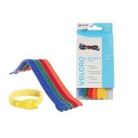 ONE-WRAP Reusable Ties (5) 12mm x 20cm Multi-colour