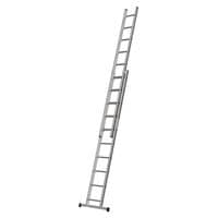 Black Line Square Rung Extension Ladder 2 x 10