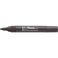 Black Permanent Markers, Bullet Tip (Pack-12)