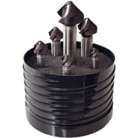 06000 90 Degree HSCo TiAlN Coated 6PC SpyroTec Countersink Set