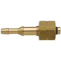 Swivel Hose Nipple 3/8" BSP Left Hand x 5-8mm Inside Diameter Hose Adapter - 717331