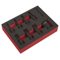 Impact Spline Socket Bit Set8 Piece 3/8"Sq. Drive