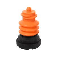 Shock Absorbing Walking Stick Replacement Foot - Black