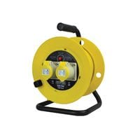 Open Drum Cable Reel 110V 16A 2-Socket 25m (1.5mm Cable) FPPCR25ML