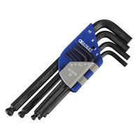 Metric Ball End Hexagon Key Long Arm Set, 9 Piece BRIE113976B