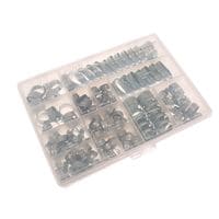 Workshop Pack 143 Assorted Hose Clips (Mild Steel) JUBHCP
