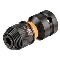 DT7508 1/2in Drive to 1/4in Hex Impact Adaptor DEWDT7508QZ