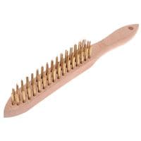 680/B3 Brass Wire Scratch Brush - 3 Row FAI680B3