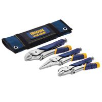 Fast Release Locking Pliers Set of 3 7R 9LN & 10WR VIST76KBT