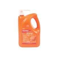 Orange Hand Cleaner Pump Top Bottle 4 litre SWASOR4LMP