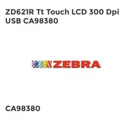 ZD621R Tt Touch LCD 300 Dpi USB CA98380