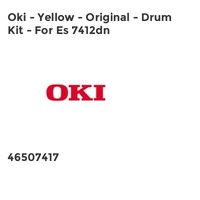 Oki - Yellow - Original - Drum Kit - For Es 7412dn