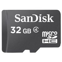 - Flash Memory Card - 32 Gb - Class 4 - Microsdhc - Black