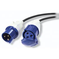 Modular It Power Distribution Cable Extender 3 Wire 16a Iec309 120cm