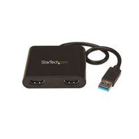StarTech USB 3.0 to Dual HDMI Adapter 4K
