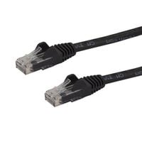 Startech 0.5m Black GB Snagless RJ45 UTP Cat6